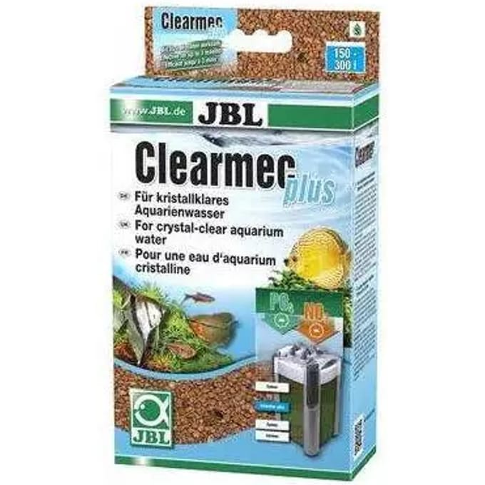 Filtermassa in het jbl clearmec aquarium