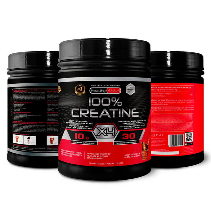 Healthy Fusion - 100% Créatine - Goût Cola