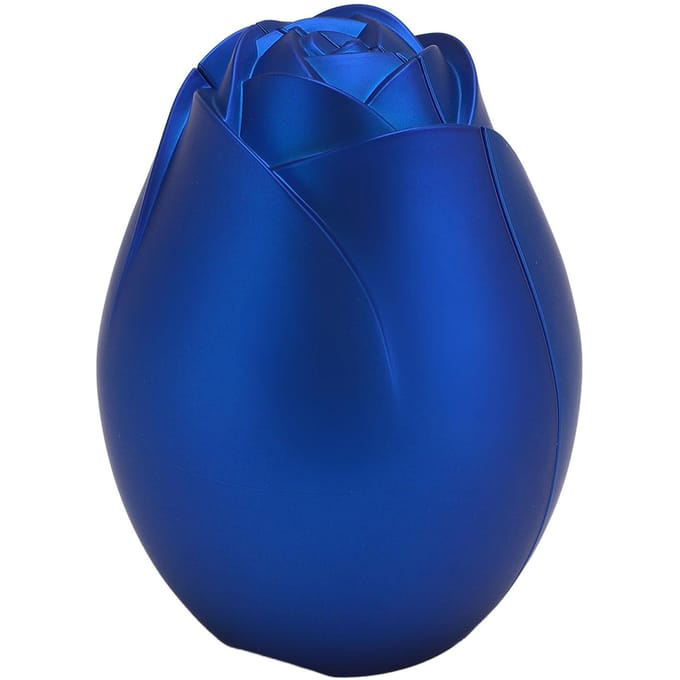 Rozen Ringdoos Unieke Matte Afwerking Fluwelen Voering Rozen Sieraden Ringkoffer Sieradendisplay Geschenkdoos voor blue
