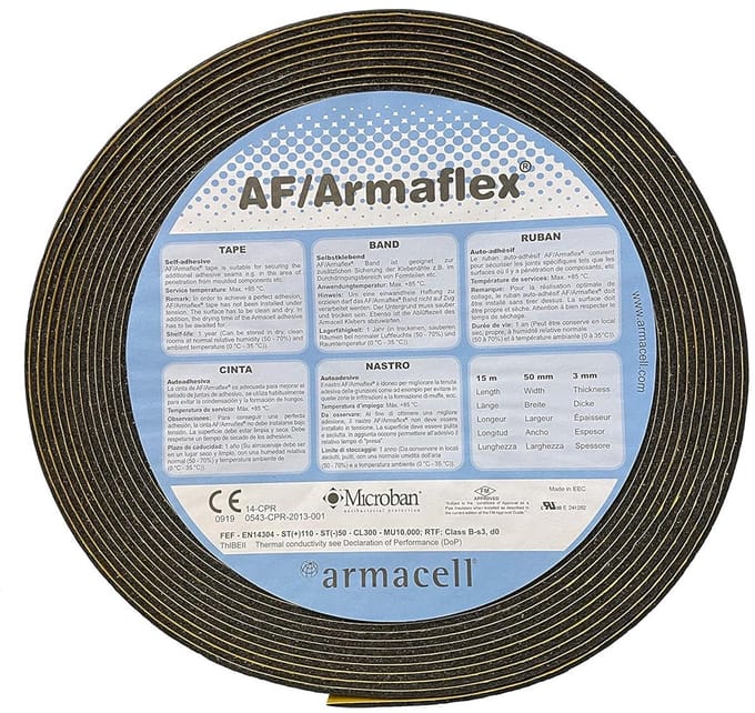 Afdichtingstap/plakband voor isolatieplaten 15 m - 50 mm breed