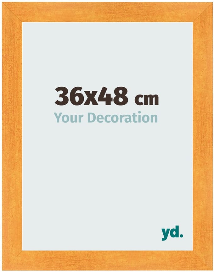 Your Decoration - Fotolijst 36x48 cm - MDF - Oranje - Pisa