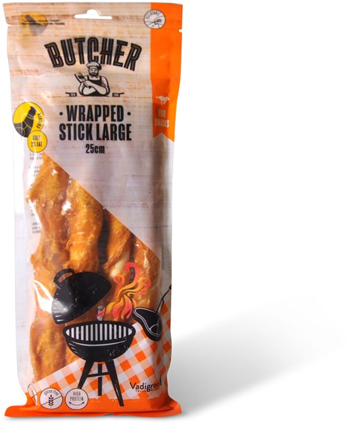 Vadigran Wrapped Kip Stick L Natuurlijke Hondensnacks 270g