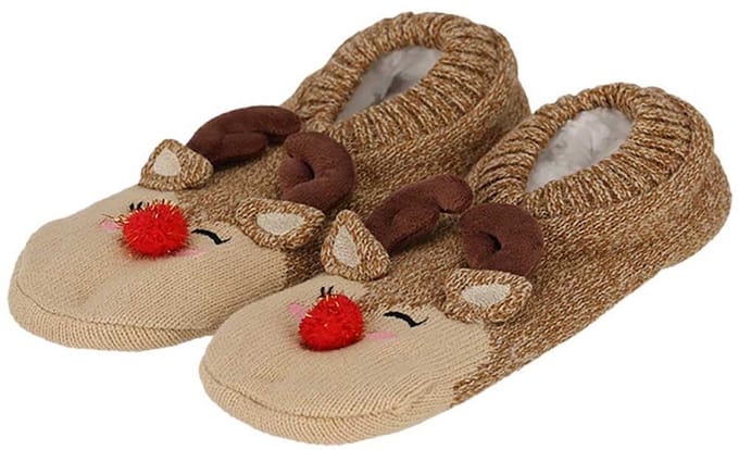 Apollo - sloffen - gevoerd - eland kerst - maat 37-39