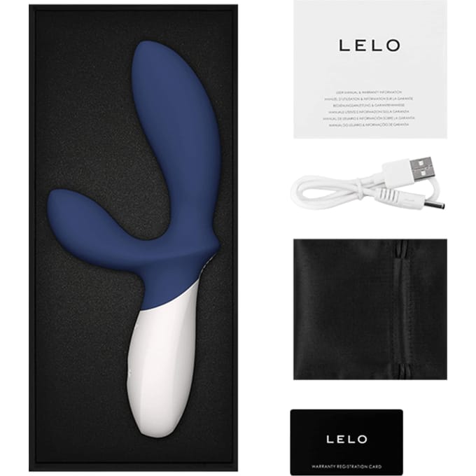 LELO LOKI Wave 2 – Prostaatstimulator – Waterdicht – 12 Genotsinstellingen – Base Blue