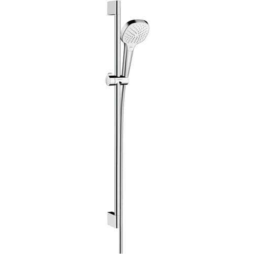 Hansgrohe Croma Select E glijstangset - 90cm - vario - ecosmart - wit/chroom (wit)