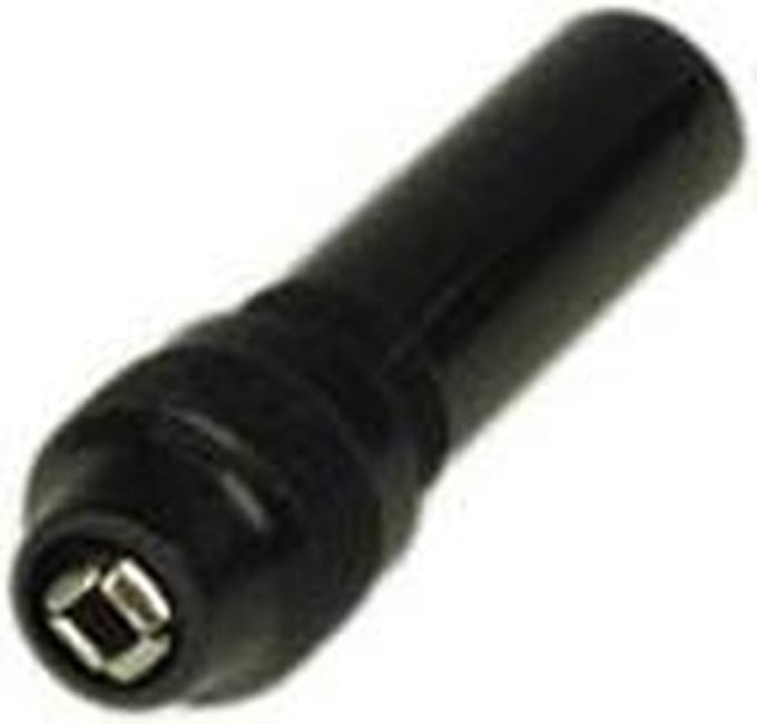kabeladapter soldeer DIN F RG58 schroef / klem