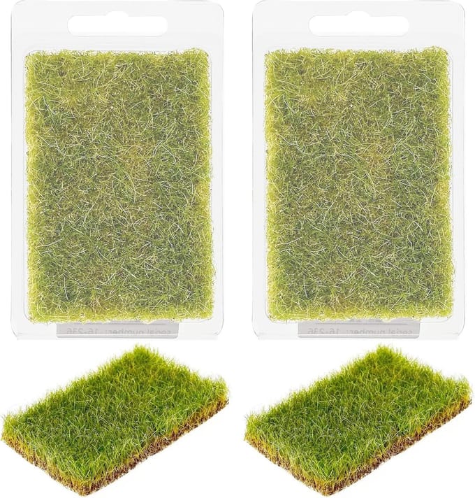 Miniatuur Bloemen en Statig Gras Tuft Cluster voor Modelbouw en Terrain Constructie in Diverse Kleuren