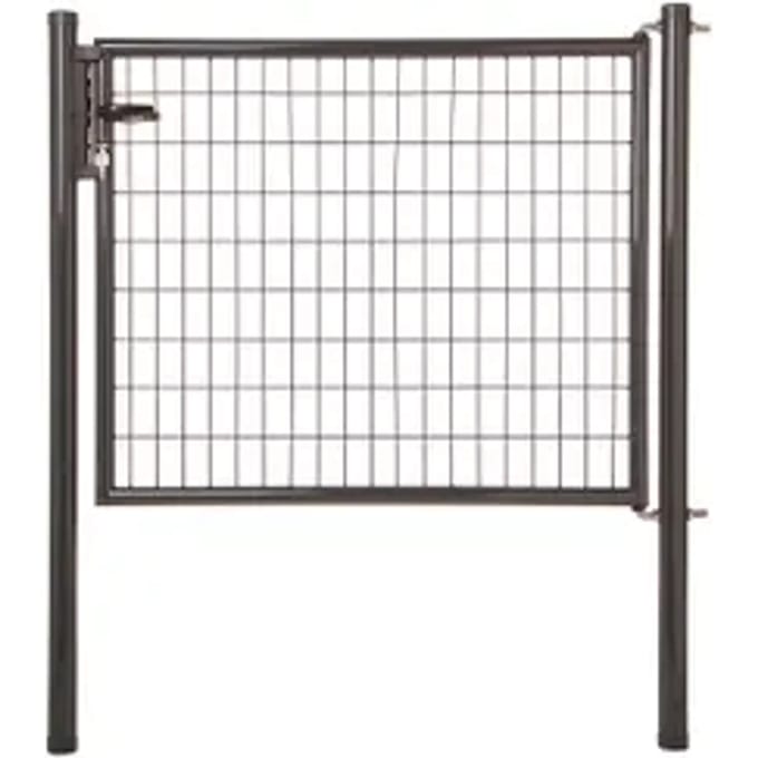 Giardino Tuinpoort Napoli - Staal - Antraciet - 125x120cm