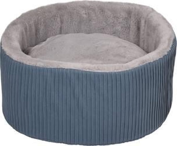 Mand faldi rond rits blauw 50x20 cm Flamingo