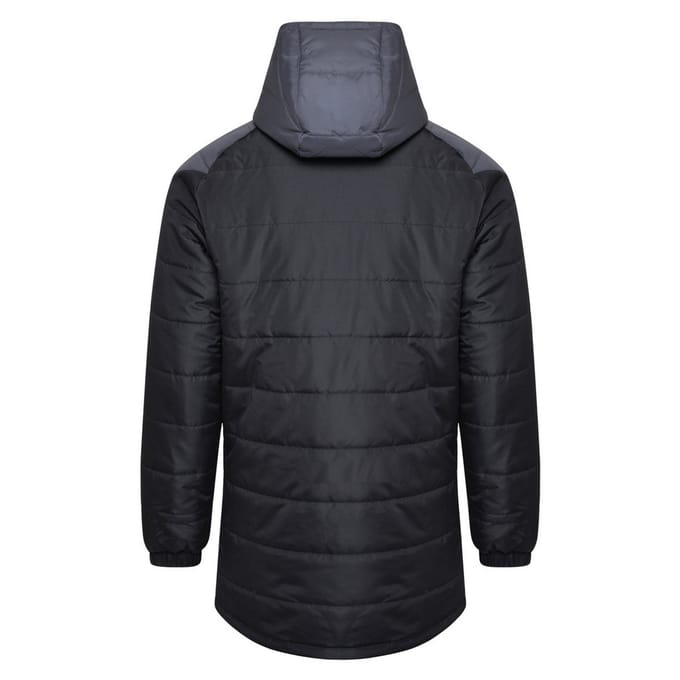 Umbro Gewatteerd herenjack (Zwart/Koolstof)