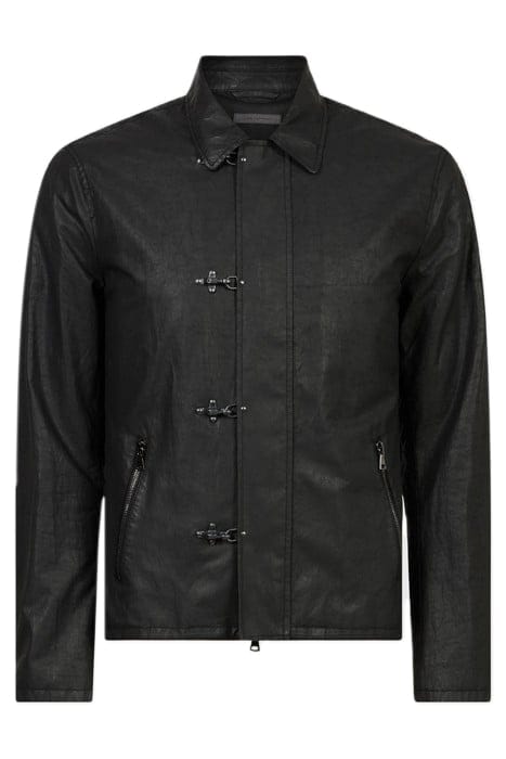 John Varvatos Toggle Front Closure Outerwear Black Taglia: 54 | Giacche di pelle Outlet | Uomo | Nero