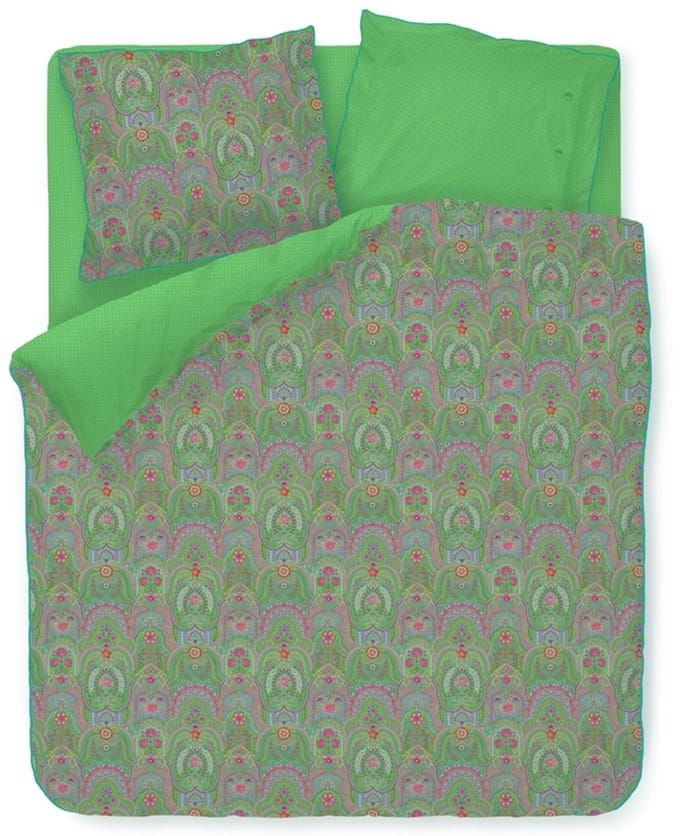 Pip Studio Little Jabali dekbedovertrek - Eenpersoons - 140 x 200/220 cm - Groen