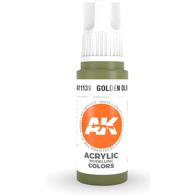 Golden Olive Acrylic Modelling Color - 17ml - AK-11139
