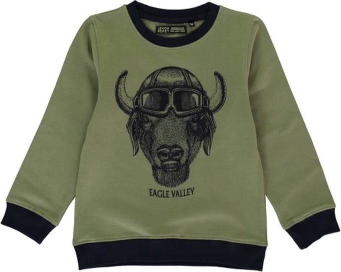Lemon Beret Sweater Jongens - Groen - 146491 - maat 116/122
