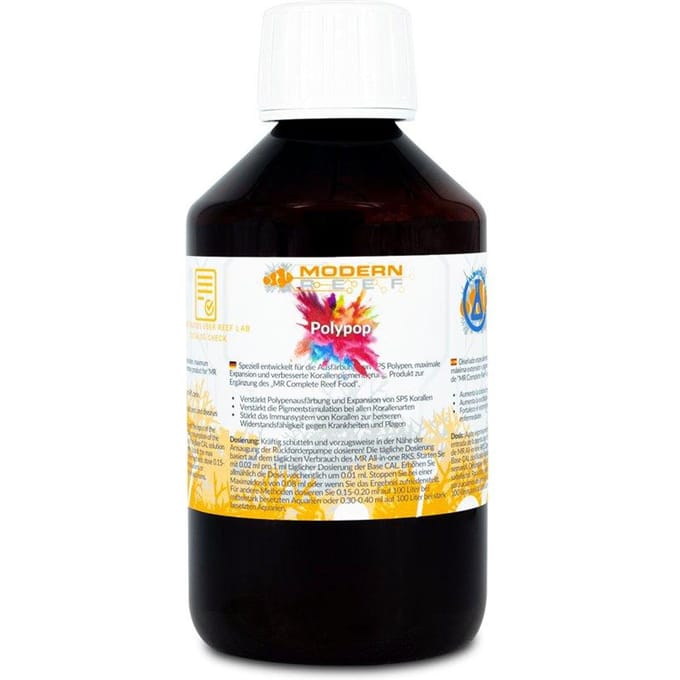 Polypop de Récif Moderne 250 ml - Nourriture Nutritive Pour Coraux