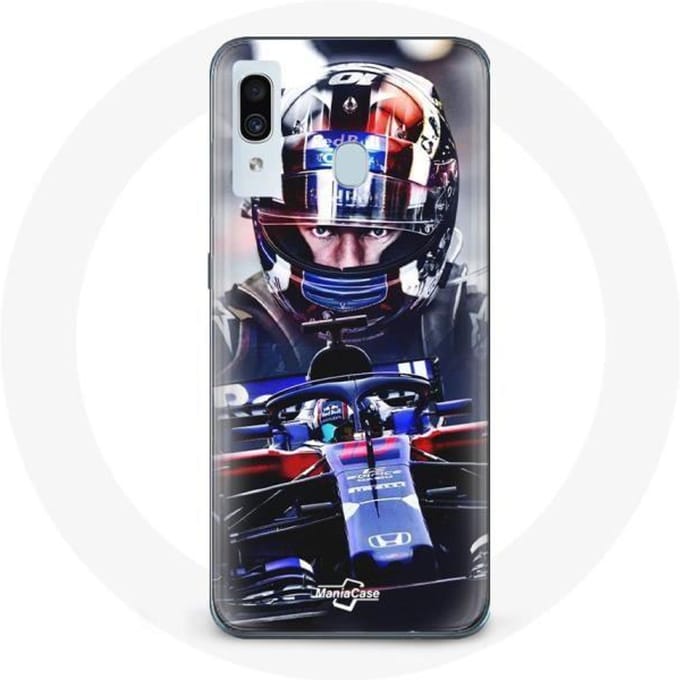 Coque pour Samsung Galaxy A40 Formule 1 Pierre Gasly pilote automobile français de F1