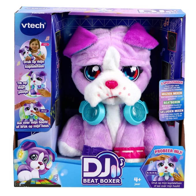 VTech KidiFriends DJ Beat Boxer - Interactief Speelgoed - 4 tot 10 Jaar