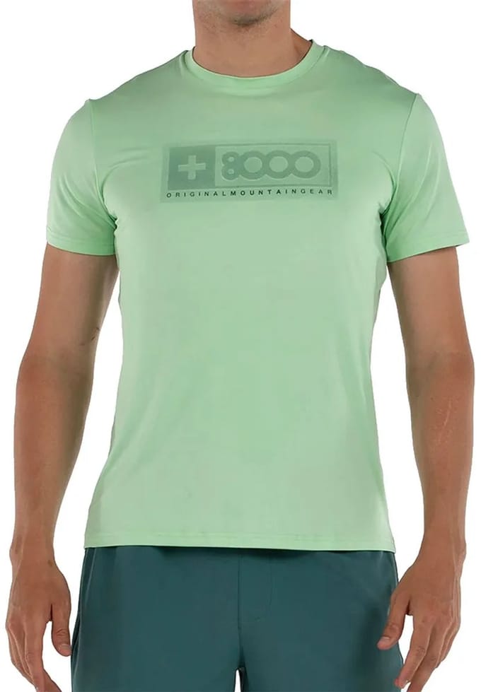 +8000 Tart T-shirt Met Korte Mouwen Groen S Man