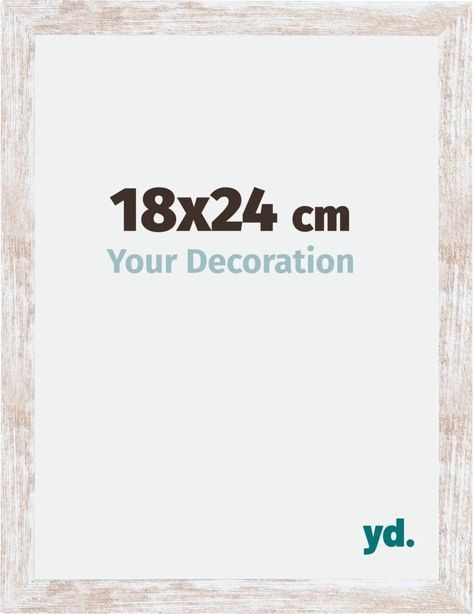 Your Decoration - Fotolijst 18x24 cm - MDF - White Wash - Catania