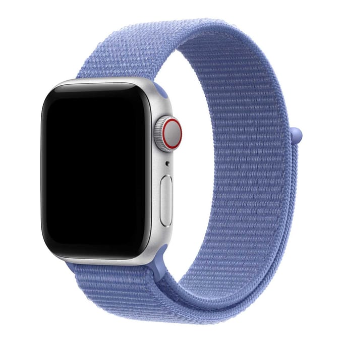 2+1 | Apple Watch Bandje Flyne - Geweven - Nylon - Violetblauw