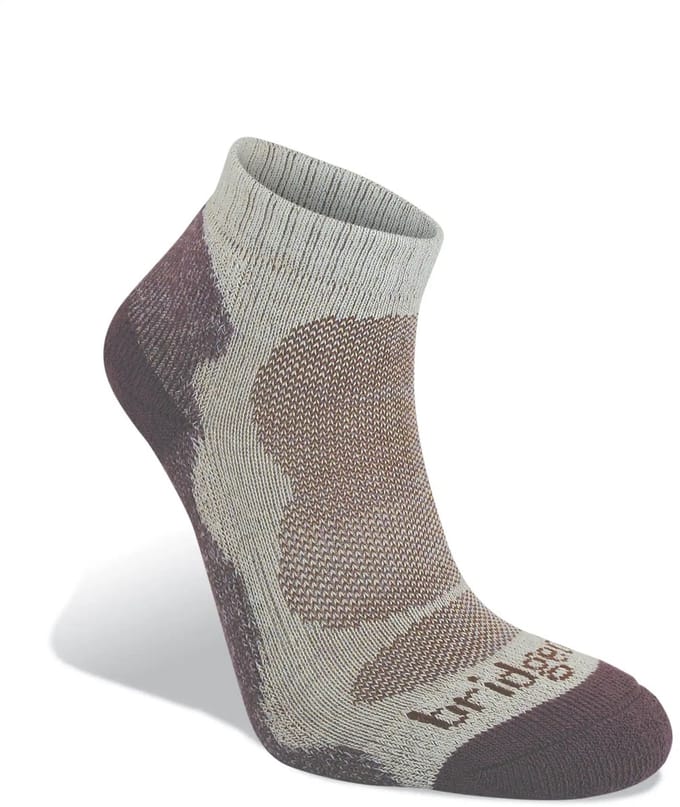 Bridgedale Dames Wandelsokken Sneaker Bamboo Aubergine