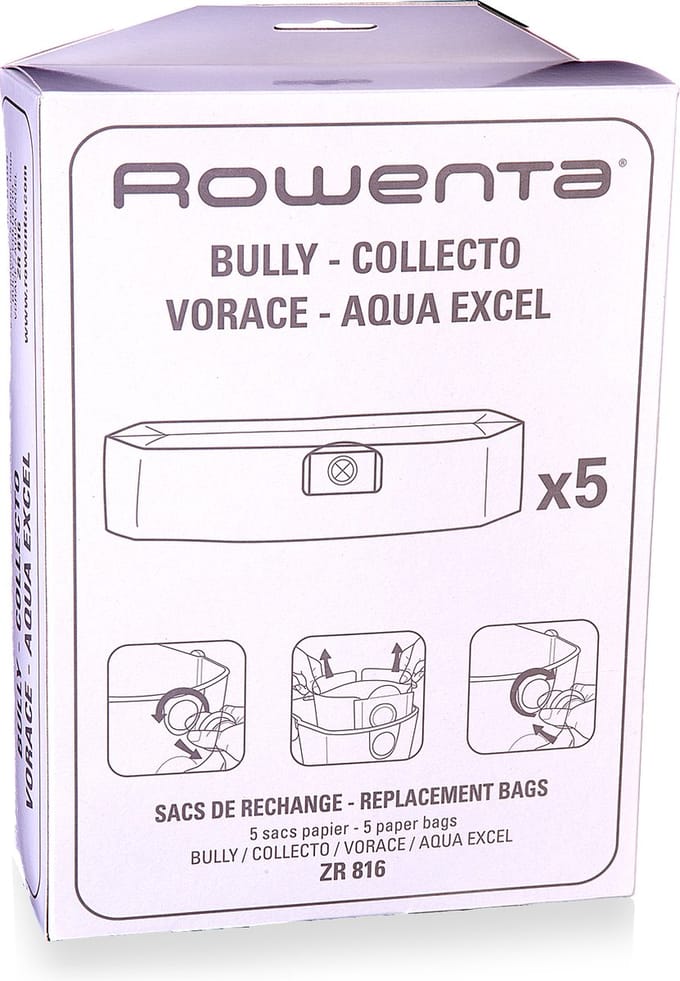 Rowenta Bully ZR816 - Stofzuigerzakken - 4 stuks