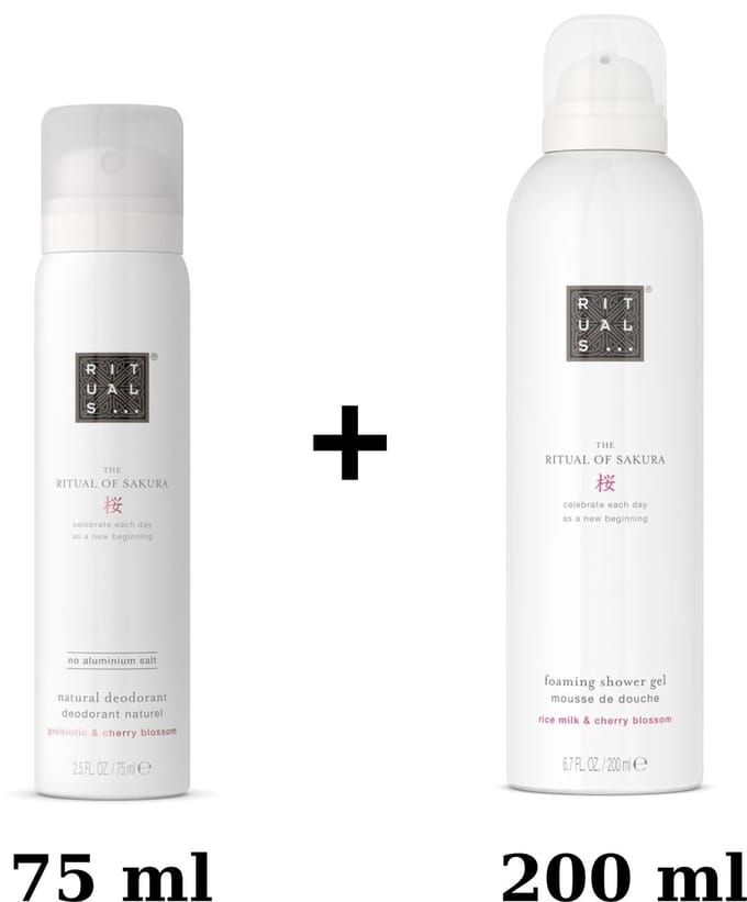 Rituals - Sakura - Duo Set - Shower Gel 200 ml + Natural Deodorant 75 ml