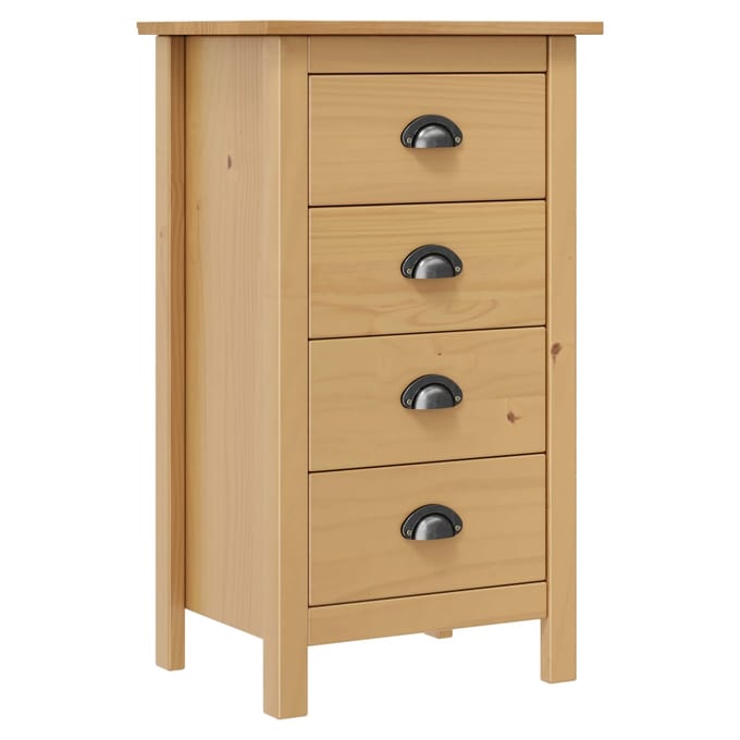 vidaXL - Dressoir - Hill - 46x35x80 - cm - massief - grenenhout