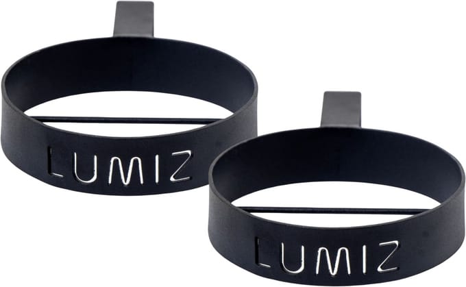 Lumiz Solar Lampion 2PACK Metalen Wandring - 12 cm