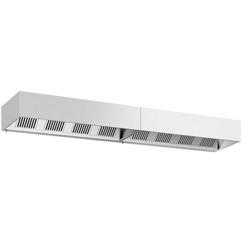 GGM Gastro Kastenhaube - 4800mm - mit Filter & Lampe Zilver
