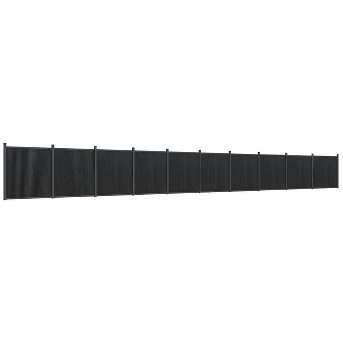 vidaXL - Schuttingpaneel - 1737x186 - cm - HKC - grijs