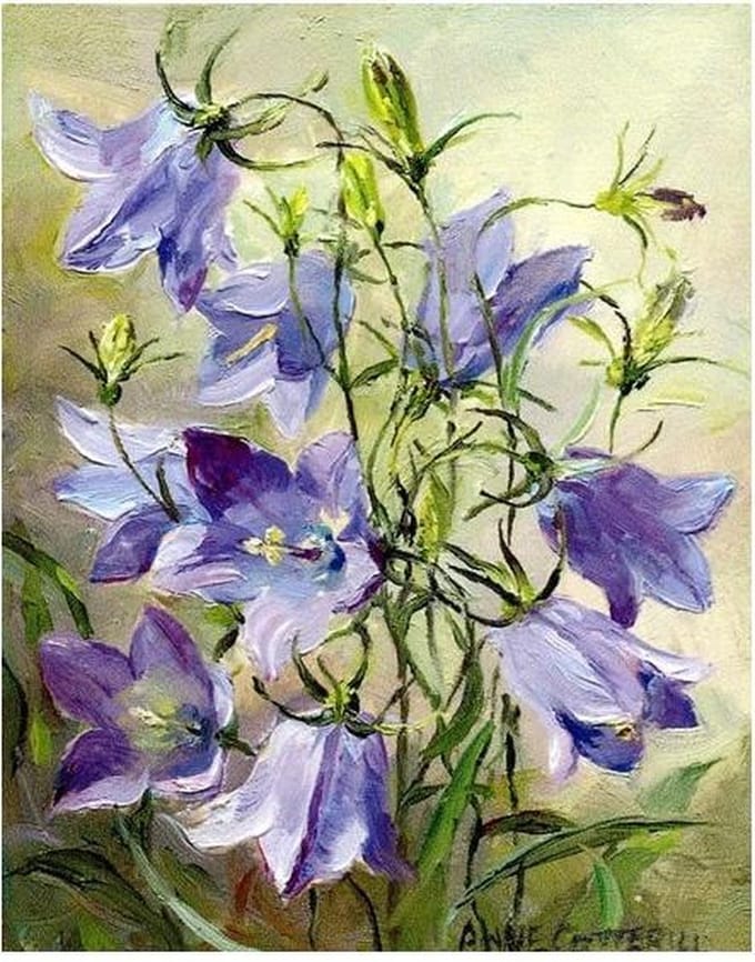Cadeaukaart Grasklokjes 7,5x9,5cm
