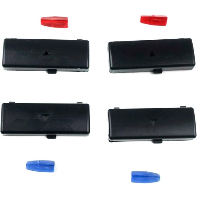 BDP88-13 4 stuks Airconditioner Klimaatregeling Paneel Omhoog Omlaag Knop Cover Set voor BMW X5 E53 2000-2006 E39 1996-2003 64116915812
