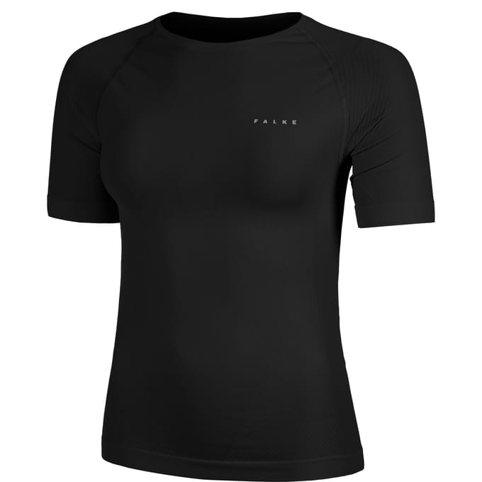 FALKE Warm Shortsleeved Shirt sneldrogend functioneel functioneel shirt met korte mouwen dames zwart - maat L