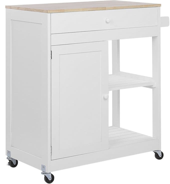 TRAPANI - Keukentrolley - Wit - MDF