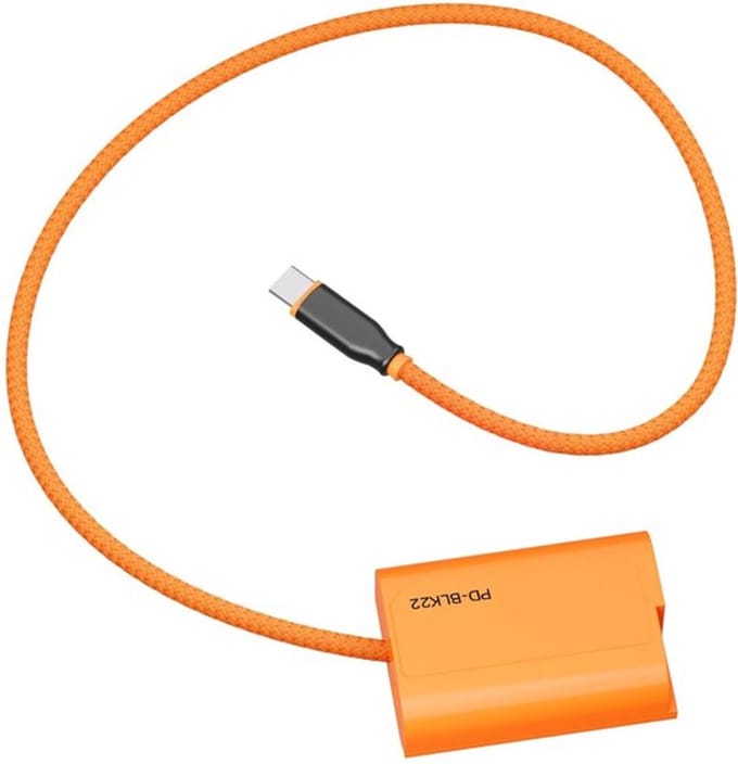 Dailygoody - Pd-Blk22 Dummy Battery Kabel - Usb-C Adapter - Continuë