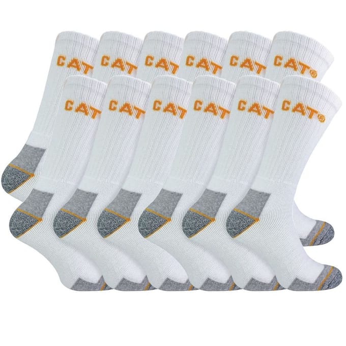 12 Pack Unisex Zware Werk Sokken voor Stalen Neus Laarzen