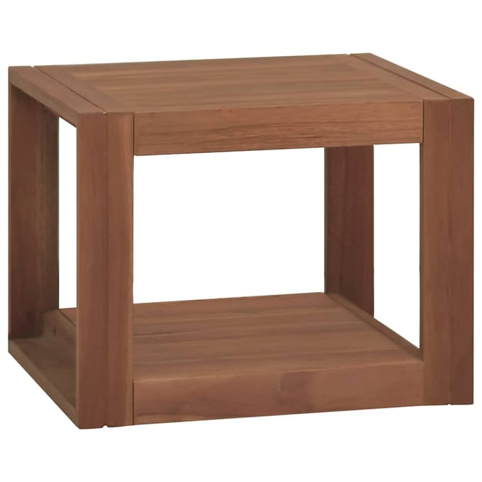 vidaXL - Badkamerwandkast - 45x45x35 - cm - massief - teakhout