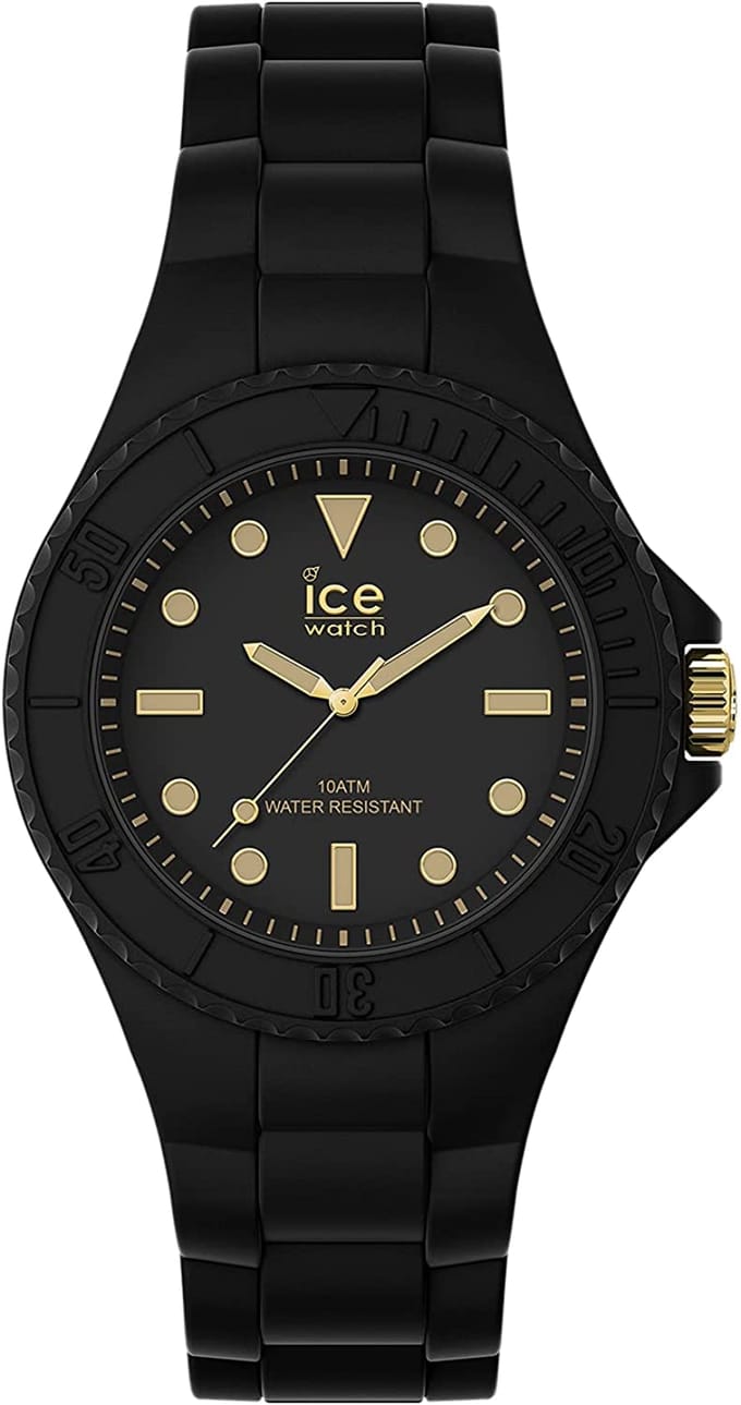 Ice Watch Ice Generation - Black Gold Unisex Horloge Zwart 019143