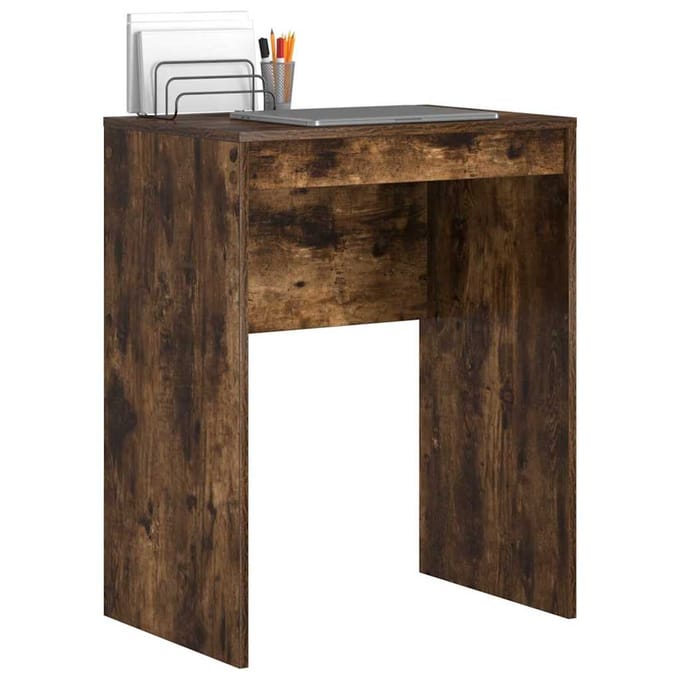 vidaXL - Bureau - Rook - Eiken - 60 - x - 40 - x - 76 - cm