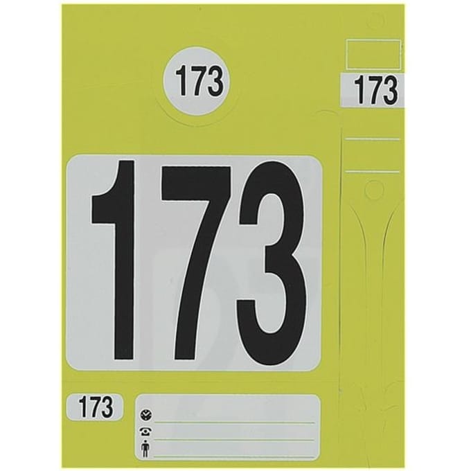 Autosleutel Identificatie Set - 300 stuks - Geel