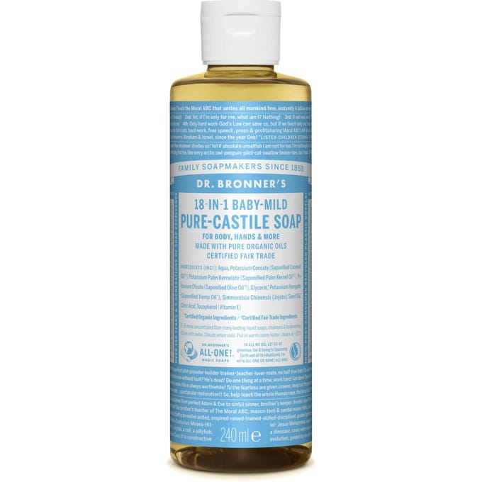 Dr. Bronner’s Dr. Bronner&rsquo;s Magic Soap Baby Unscented 240 ml