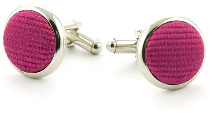 Manchetknopen donker fuchsia | Manchetknopen | Fuchsia