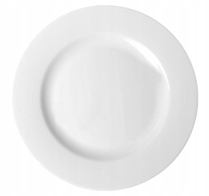 Yvette Porseleinen Borden bord 17 cm - Wit, Decoratie E755