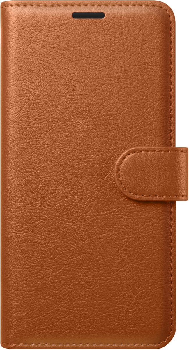 Zanae, Etui Geschikt voor iPhone 6 met Standaard en Magnetische Sluiting, Bruin