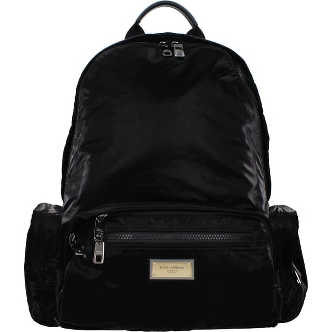 Zwarte Nylon Rugzak