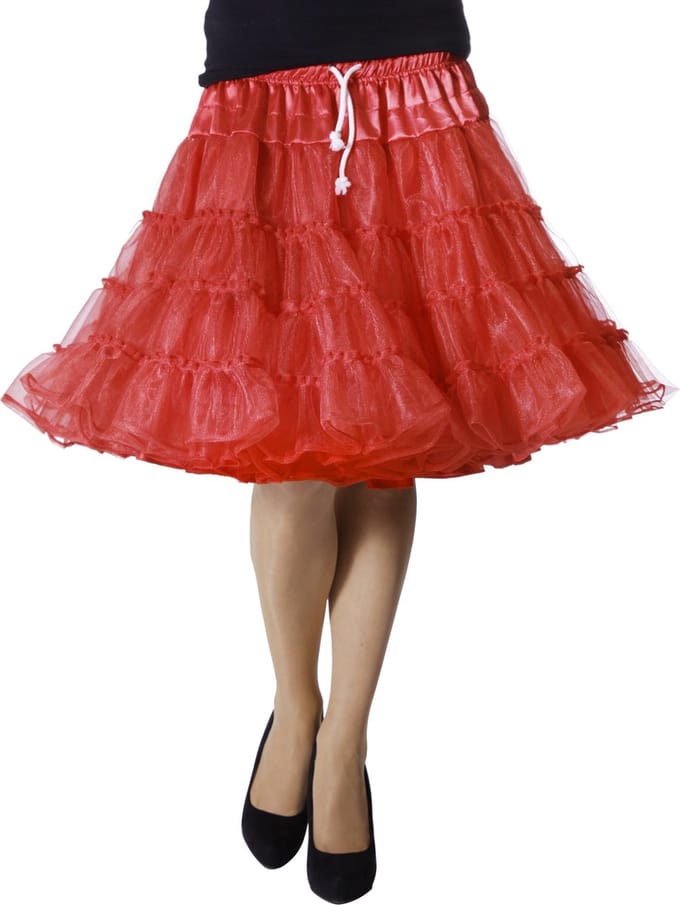 Petticoat Luxe rood