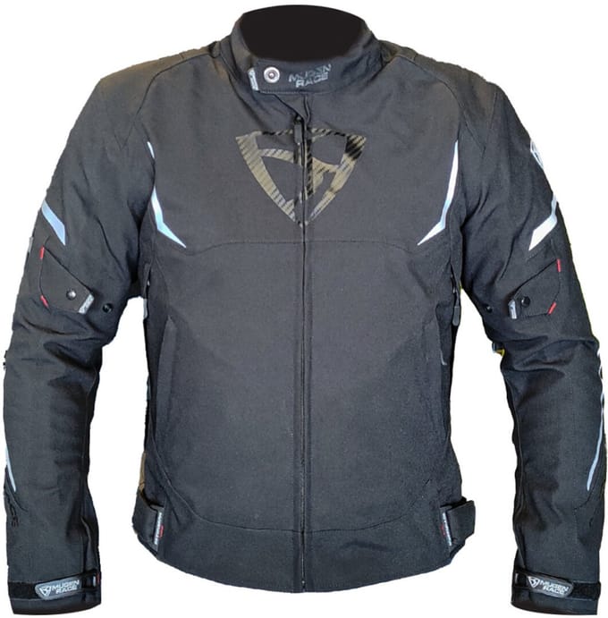 MUGENRACE Munee Zwarte Waterdichte Textieljas - Jas