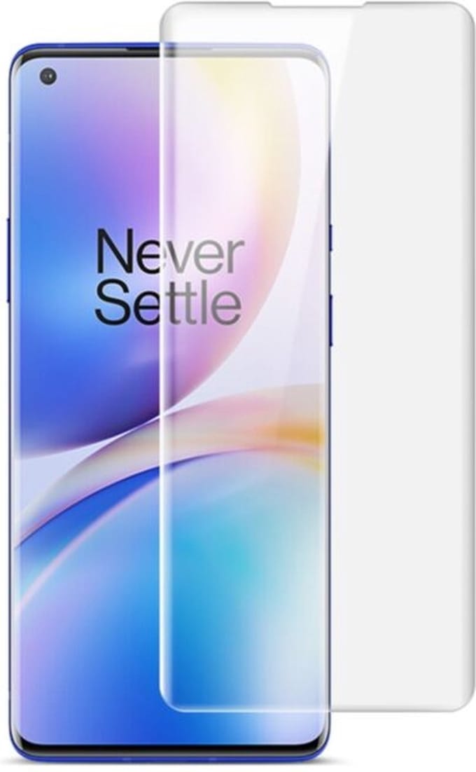 LuxeBass Screenprotector geschikt voor OnePlus 8 Pro - glas scherm - bescherming