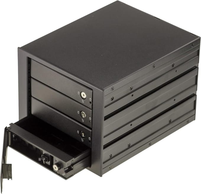 Behuizing Harde Schijven - Lade Caddie - Opslag Uitbreiden - Hot Plug SATA - 4x 3.5 Inch